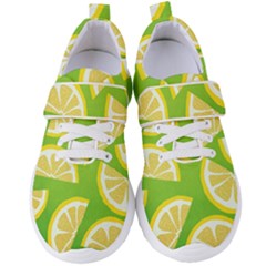 Lemon Fruit Healthy Fruits Food Women s Velcro Strap Shoes by Nexatart