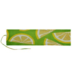 Lemon Fruit Healthy Fruits Food Roll Up Canvas Pencil Holder (l) by Nexatart