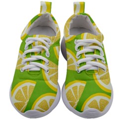 Lemon Fruit Healthy Fruits Food Kids Athletic Shoes by Nexatart