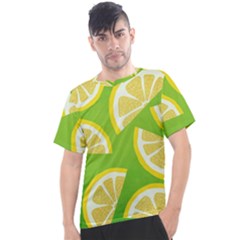 Lemon Fruit Healthy Fruits Food Men s Sport Top by Nexatart