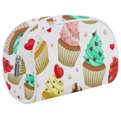 Seamless Pattern Yummy Colored Cupcakes Makeup Case (medium)