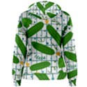 Seamless Pattern With Cucumber Women s Pullover Hoodie View2