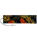 Fashionable Seamless Tropical Pattern With Bright Green Blue Plants Leaves Roll Up Canvas Pencil Holder (L) View1