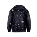 Starry Night  Space Constellations  Stars  Galaxy  Universe Graphic  Illustration Kids  Zipper Hoodie View2