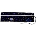 Starry Night  Space Constellations  Stars  Galaxy  Universe Graphic  Illustration Roll Up Canvas Pencil Holder (L) View2