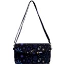 Starry Night  Space Constellations  Stars  Galaxy  Universe Graphic  Illustration Removable Strap Clutch Bag View1