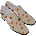 Cat Faces Pattern Women Slip On Heel Loafers View3