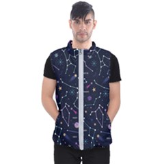 Space Wallpapers Men s Puffer Vest