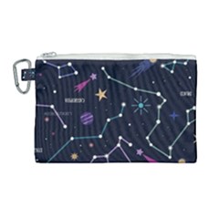 Space Wallpapers Canvas Cosmetic Bag (large) by Nexatart