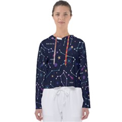 Space Wallpapers Women s Slouchy Sweat