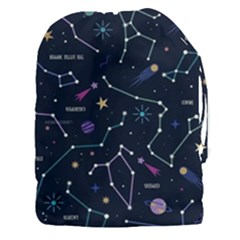 Space Wallpapers Drawstring Pouch (3xl) by Nexatart