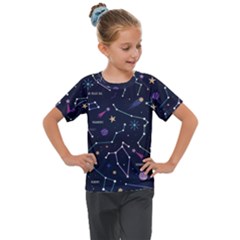 Space Wallpapers Kids  Mesh Piece Tee