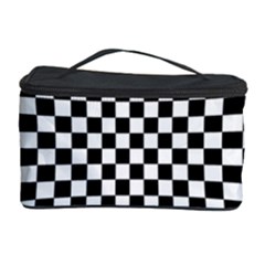 Illusion Checkerboard Black And White Pattern Cosmetic Storage