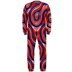 Pattern Curve Design Onepiece Jumpsuit (men) 