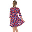 Pattern Curve Design Smock Dress View2