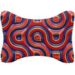 Pattern Curve Design Seat Head Rest Cushion