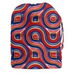 Pattern Curve Design Drawstring Pouch (3xl) by Nexatart