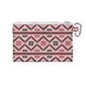 Folklore Ethnic Pattern Background Canvas Cosmetic Bag (Medium) View2