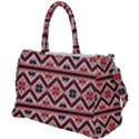 Folklore Ethnic Pattern Background Duffel Travel Bag View1