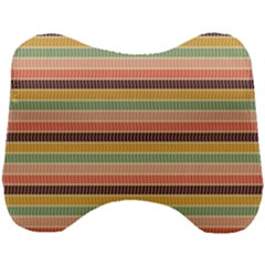 Vintage Stripes Lines Background Head Support Cushion