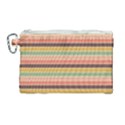 Vintage Stripes Lines Background Canvas Cosmetic Bag (Large) View1