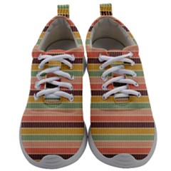 Vintage Stripes Lines Background Mens Athletic Shoes