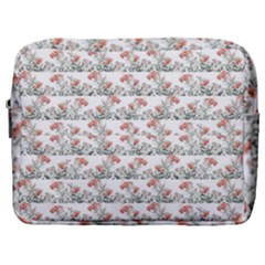 Photo Illustration Floral Motif Striped Design Make Up Pouch (large) by dflcprintsclothing