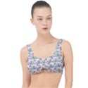 Photo Illustration Floral Motif Striped Design The Little Details Bikini Top View1