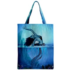 Wonderful Jellyfish Women Zipper Classic Tote Bag by FantasyWorld7