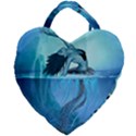 Wonderful Jellyfish Women Giant Heart Shaped Tote View2