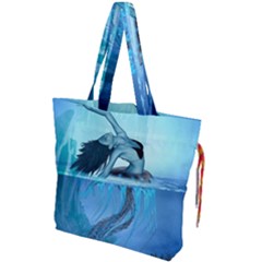 Wonderful Jellyfish Women Drawstring Tote Bag by FantasyWorld7