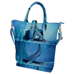 Wonderful Jellyfish Women Buckle Top Tote Bag by FantasyWorld7