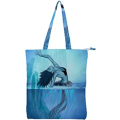 Wonderful Jellyfish Women Double Zip Up Tote Bag by FantasyWorld7