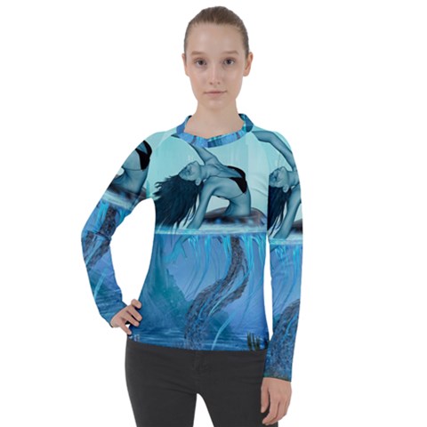 Wonderful Jellyfish Women Women s Pique Long Sleeve Tee by FantasyWorld7