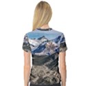 El Chalten Landcape Andes Patagonian Mountains, Agentina V-Neck Sport Mesh Tee View2