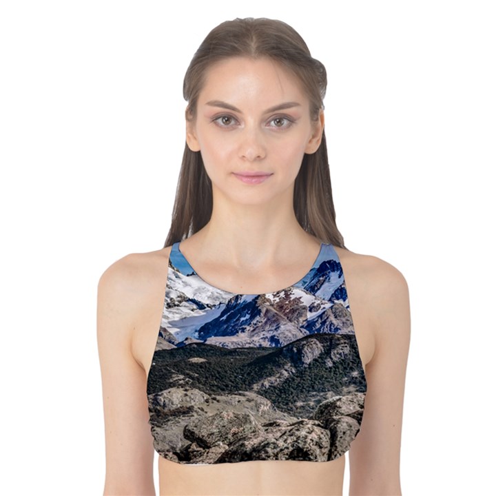 El Chalten Landcape Andes Patagonian Mountains, Agentina Tank Bikini Top