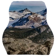 El Chalten Landcape Andes Patagonian Mountains, Agentina Car Seat Velour Cushion  by dflcprintsclothing