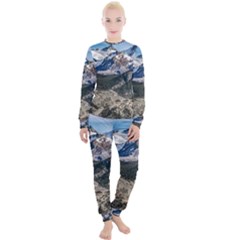 El Chalten Landcape Andes Patagonian Mountains, Agentina Women s Lounge Set by dflcprintsclothing