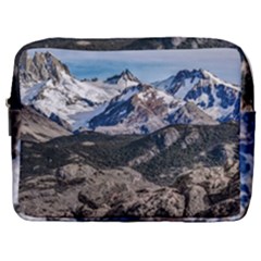 El Chalten Landcape Andes Patagonian Mountains, Agentina Make Up Pouch (large) by dflcprintsclothing