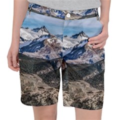 El Chalten Landcape Andes Patagonian Mountains, Agentina Pocket Shorts by dflcprintsclothing