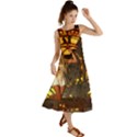 Steampunk Clockwork And Steampunk Girl Summer Maxi Dress View1