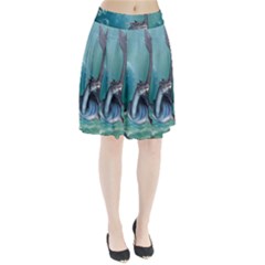 Awesome Seadragon Pleated Skirt by FantasyWorld7