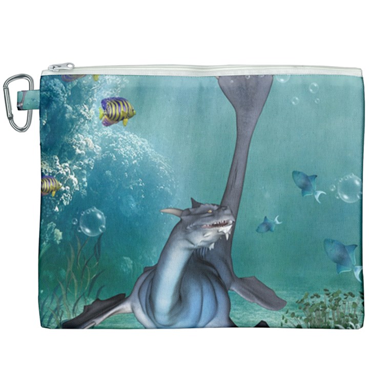 Awesome Seadragon Canvas Cosmetic Bag (XXXL)