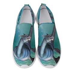 Awesome Seadragon Women s Slip On Sneakers by FantasyWorld7