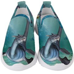 Awesome Seadragon Kids  Slip On Sneakers by FantasyWorld7