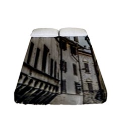 Houses At Historic Center Of Florence, Italy Fitted Sheet (full/ Double Size) by dflcprintsclothing