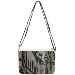 Houses At Historic Center Of Florence, Italy Double Gusset Crossbody Bag by dflcprintsclothing