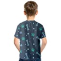 Bons Foot Prints Pattern Background Kids  Sport Mesh Tee View2