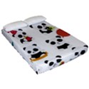 Playing Pandas Cartoons Fitted Sheet (Queen Size) View2