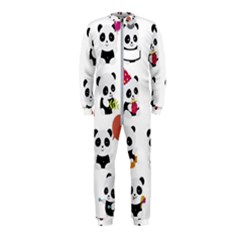 Playing Pandas Cartoons Onepiece Jumpsuit (kids) by Vaneshart